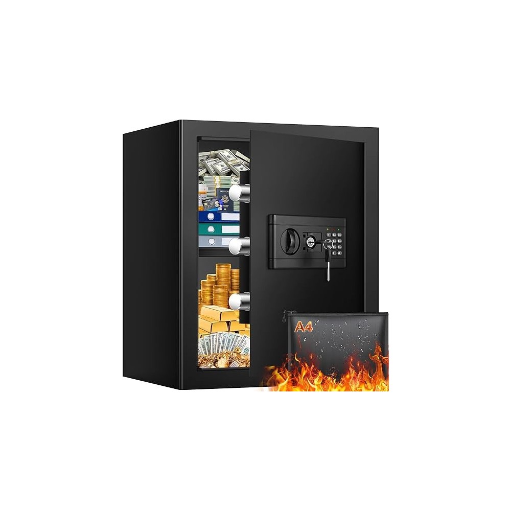 Namas Safe su 43 litrų, ugniai atsparios, atsparus vandeniui