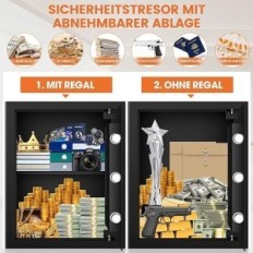 Namas Safe su 43 litrų, ugniai atsparios, atsparus vandeniui