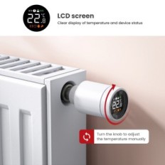 Sett med Smart Putogesafe 3 stk. + Tuya Radiator Termostater