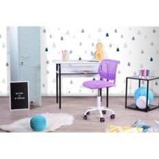 VIOLET Nastaviteľná rotačná kancelárska stolička Home Casa Sada 2 ks