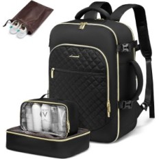 Mochila de mujer impermeable grande 40l lovivook negro