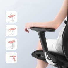 Sihoo Bürostuhl mit 4D Armlehnen, einstellbarer Sitz (schwarz)