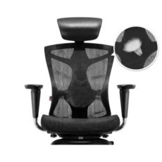 Sedili ergonomici dell'ufficio Sihoo, regolabili con schienale alto (nero)