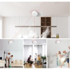 Võrgu suitsuandur PhotogeSafe, tulekahju andur, pakett 6 tk.