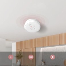 Sensore di fumo di rete Putogesafe, sensore antincendio, confezione 6 pz.