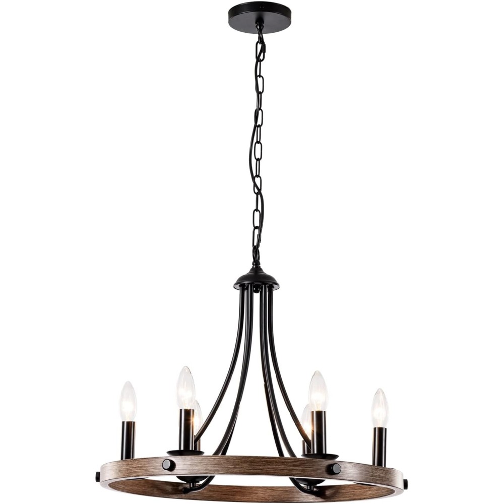 Elegantne Shingjiaoo ülemmäära lühter 6 lamp (energia klass B)