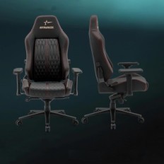 Gaming STARUZI forgó ülés, állítható háttámla, kartámasz, fekete