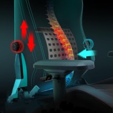 Gaming Rotary Fåtölj Gammal, Justerbar Ryggstöd, Armstöd, Svart