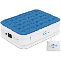 Jhunswens oppblåsbare madrass for 2 personer, med en pumpe, med en pose - 203 x 152 x 48 cm