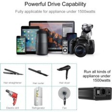 DC solární konvertor na AC 230V 50Hz Xijia 1500W (3000W) Domů, Auto.