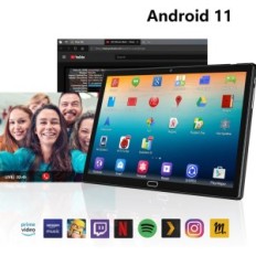 Tablet Kadyba 10 ", ar 2 kontaktligzdām. SIM, 64 GB / 512 GB, 1080 LCD, 5mp / 13mp, 6000 mAh