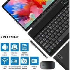 Tablet Kadyba 10 ", met 2 sockets. SIM, 64 GB / 512 GB, 1080 LCD, 5MP / 13 MP, 6000 MAH