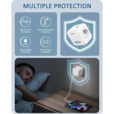 Tapetai Lencent 7 W 1 EU PLUP, PD35W 3AC 3U1C USB maitinimo juosta