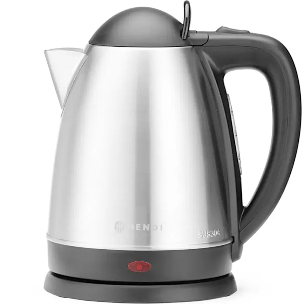 Chaleira elétrica de aço inoxidável sem fio 1.8L Hendi 209981