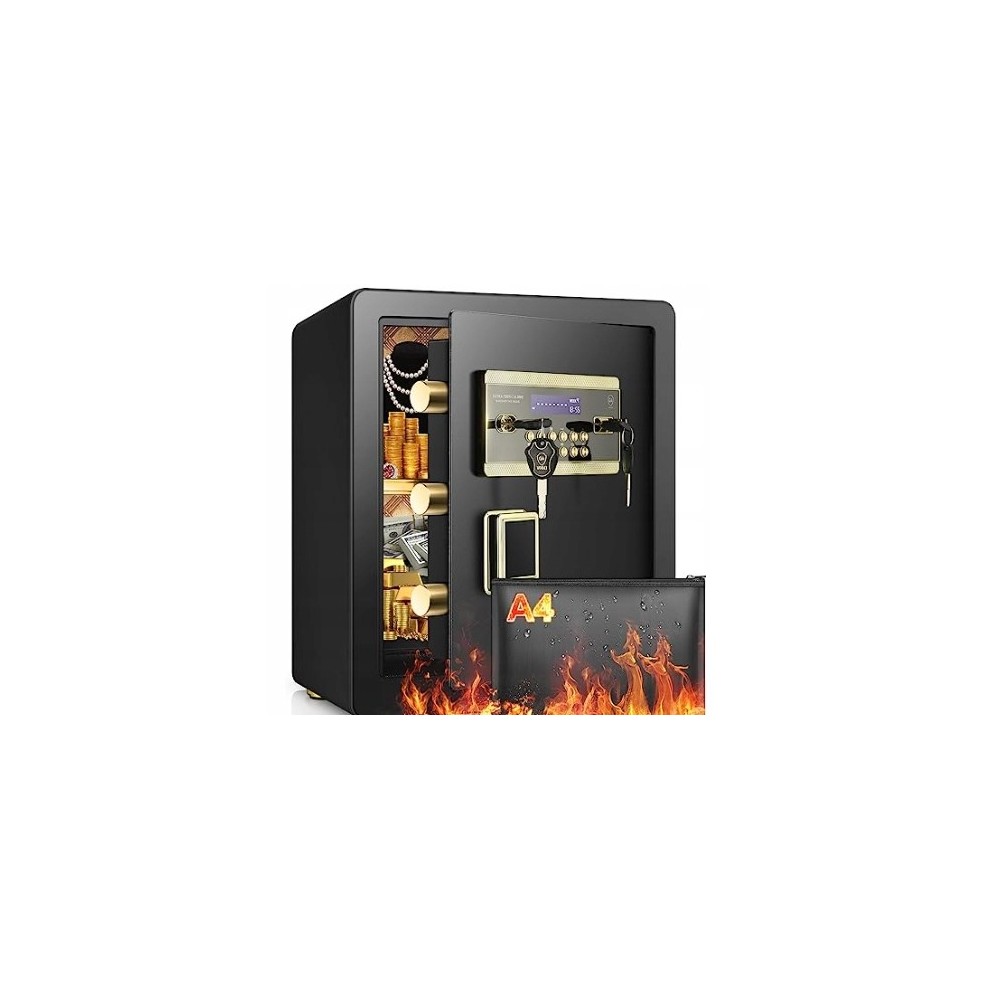 Digital 43L Safe with fire-resistant document bag