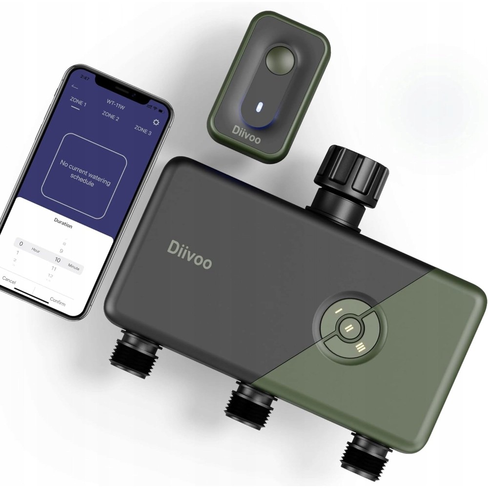 Diivoo Smart Garden Timer Záhradný časovač Greenhouse 3 Exit