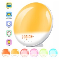 Reloj despertador UOOF Blanco 17cm Foryon Symatuly of the East y West FM Amanecer