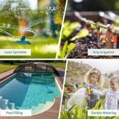 Intelligenter Diivoo-WG02-Sprinkler-Uhr programmierbarer Bewässerungssteuerung mit automatischem Zeitplan