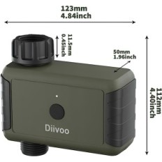 Ευφυής Diivoo WG02 Ρολόι Προγραμματιστή Ελεγκτής άρδευσης με αυτόματο χρονοδιάγραμμα