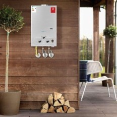 Dujų srauto vandens šildytuvas BRERERINZ 16 L, 32 kW, Min 0,1bar[klas A]