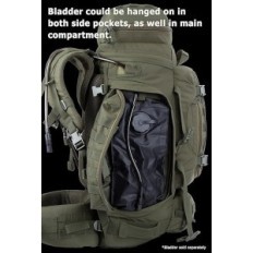 Bigpack militar grande Backferry tático compatível (preto) 80L 76X 33x28