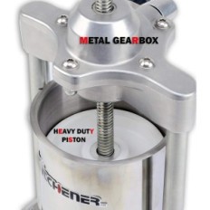 Handmatige kitchener worst machine 2,5 kg (3) 3/4 ", 7/8" en 1-1 / 4 "buis.