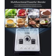 Kielicza 2L Amzchef Smoothie Smoothie Impulse / Ice Crush (Classes A +++) Mostra