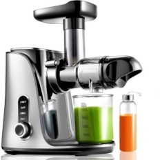 Juicer til frugt og grøntsager Amzchef 2-speed - Høj ydeevne - Grå