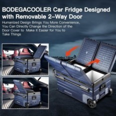Bodegacooler Fridge Car, WiFi, (75 L) 12/24 V DC y 100-240 V AC