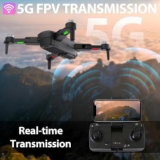 Dron GPS-ide 33 med kameraer 4K 5G WiFi Folding FPV RC Quadcopter UAV 36 min