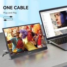 Portable Prechen 15.6 "144Hz HDR 1080P FHD monitor, a különböző kütyük