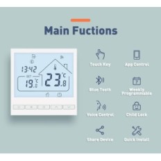 Intelligent Thermostaat Bek Tuya Wall Wi-Fiallexa, Google Tol47Wifi-PPB