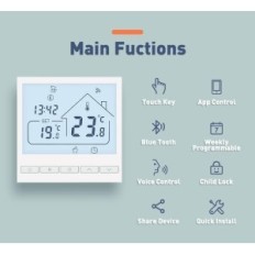 Thermostat intelligent BEK TUYA WIYA WI-FIAILET, Google Tol47Wifi-PPB