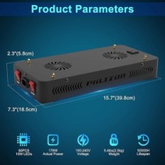 LED žarnice za gojenje rastlin Phlizon 900W s SMD LED polnim spektrom za uporabljene rastline