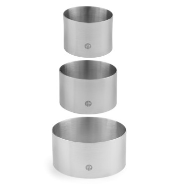 Anneau de cuisine pâtissier rond pour gâteaux plats Ø 60mm Hendi 512135