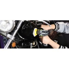 Akumulatorowa polerka WORKPRO 12 V,3-calowy z 2 akumulatorami do samochodów