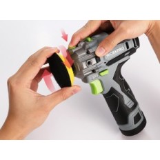 Batteri Polisher WorkPro 12 V, 3-tommer med 2 batterier til biler