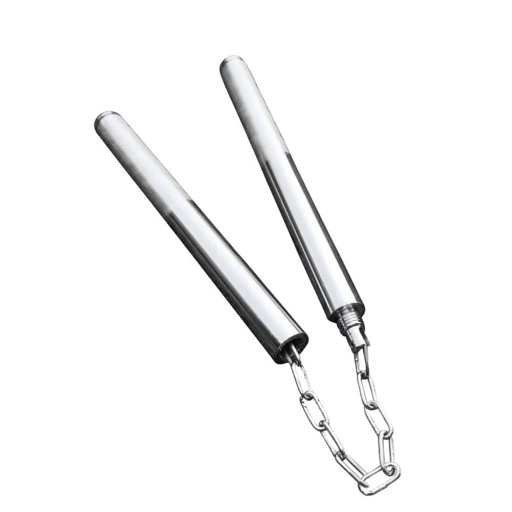 NUNCHAKU Acier inoxydable, pliant 55 cm Entraînement Nunchaku Arts martiaux
