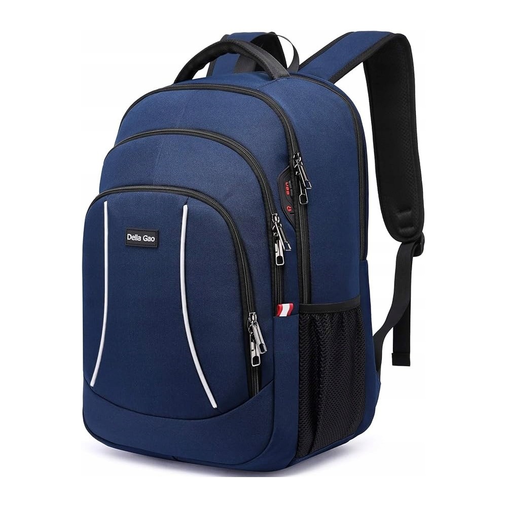 Mochila portátil do laptop Grande anti-escriba com azul USB