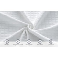 Superposition de matelas Topper 7,5 cm H2 / H3 90x200 cm Bildstory