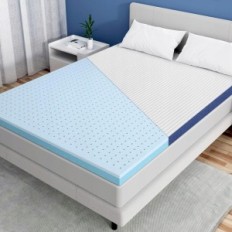 Topper Matratze Overlay 7,5 cm H2 / H3 90x200 cm Bedstory