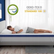 Topper Matras Overlay 7.5 CM H2 / H3 90x200 cm Bedstory