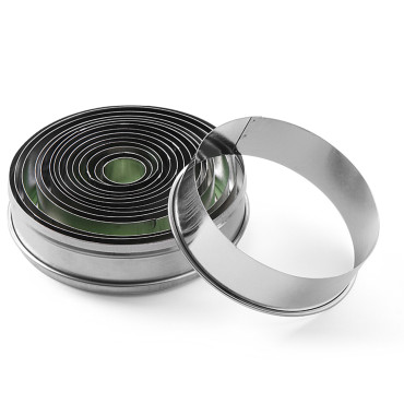 Gladka okrogla rezana oblika za piškotke Sredi. 19 - 112mm Hendi 673416