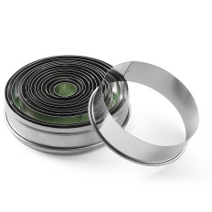 Gladka okrogla rezana oblika za piškotke Sredi. 19 - 112mm Hendi 673416