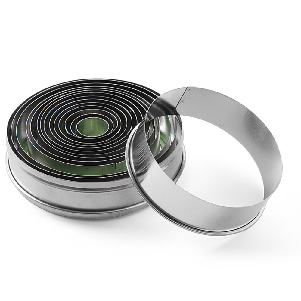 Gladka okrogla rezana oblika za piškotke Sredi. 19 - 112mm Hendi 673416