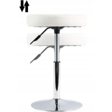 Chair de barkin Chair Tabouret rotatif réglable en cuir rond rond puwoo