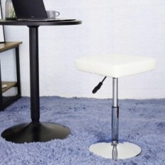 Hoker Bar Chair Rotary Kruk Verstelbaar van het furwoo-leer