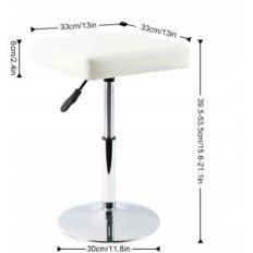 Chair de barker Tabouret rotatif réglable du cuir furwoo