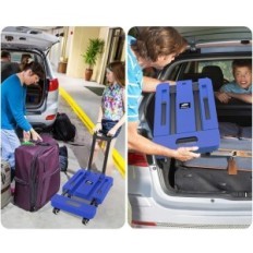 Sulankstomas vežimėlis 6 ratai 225 kg Kėlimo talpa Blue Solejazz