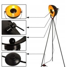 LED E27 Barcelona Gulvlampe